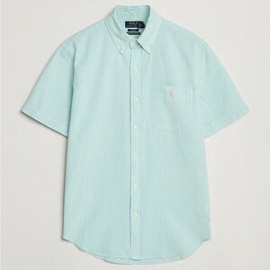 Polo by Ralph Lauren Green Striped seersucker Button-Down Shirt